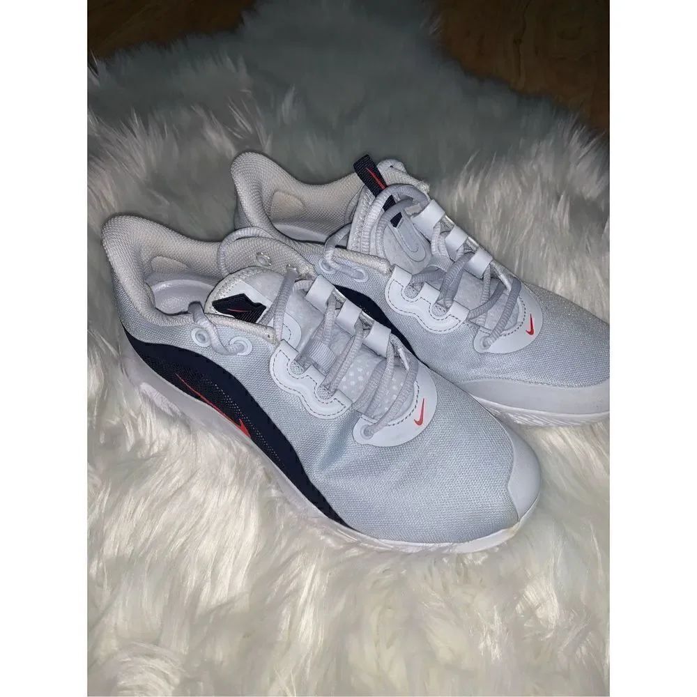Nike Womens Court Air Max Volley Blue Basketball Shoes Sneakers 7